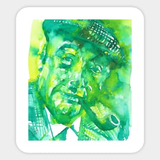 PABLO NERUDA - watercolor portrait.6 Sticker